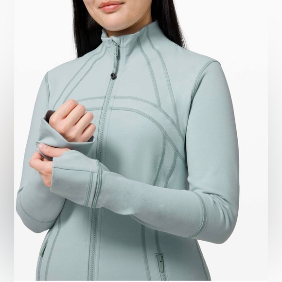 EUC Lululemon Define Jacket in Hazy Jade (size 10) - Picture 4 of 10